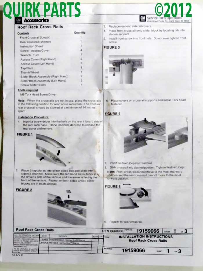 2008 Gmc acadia cross rails #2