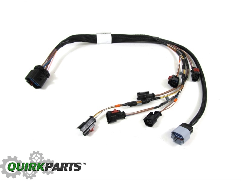 04-05 DODGE CARAVANS TOWN & COUNTRY 3.3L 3.8L V6 FUEL RAIL WIRING