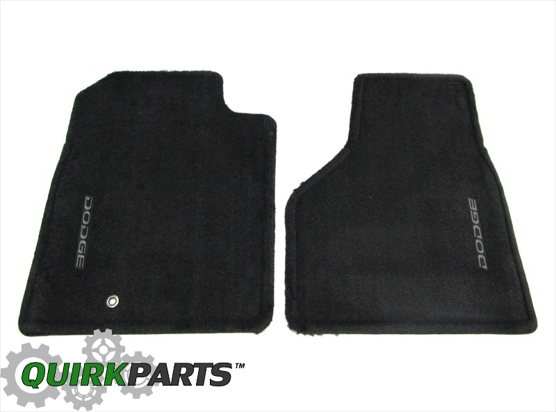 20022005 Dodge Ram Floor Mats FRONT Set of 2 DARK SLATE GRAY MOPAR OEM