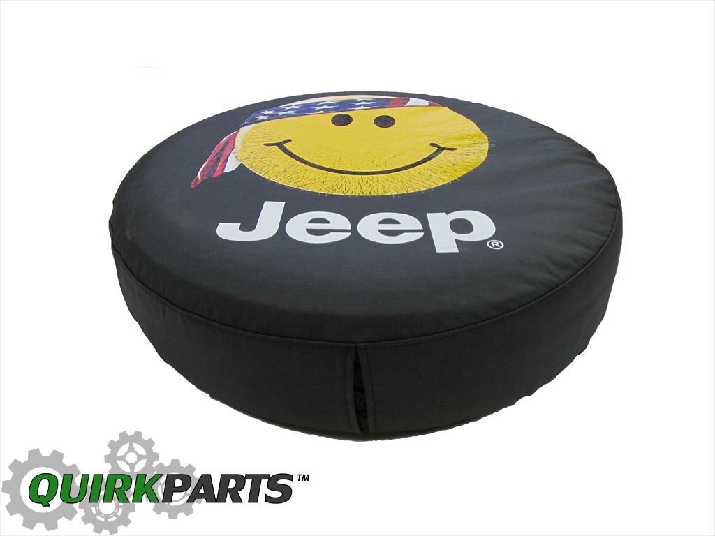 1997 2016 Jeep Wrangler 97 10 Liberty Spare Tire Cover Smiley Face