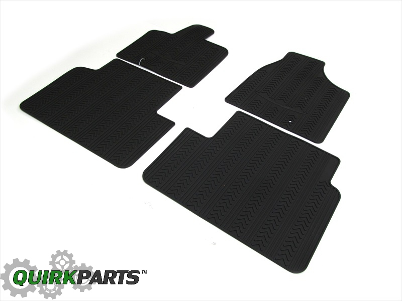 2012 Chrysler town and country rubber floor mats #3