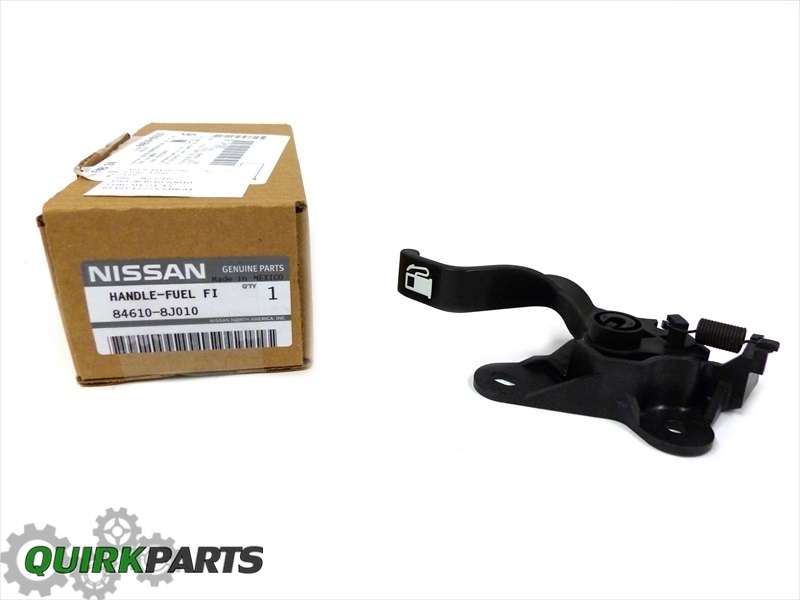 Nissan gas tank lever