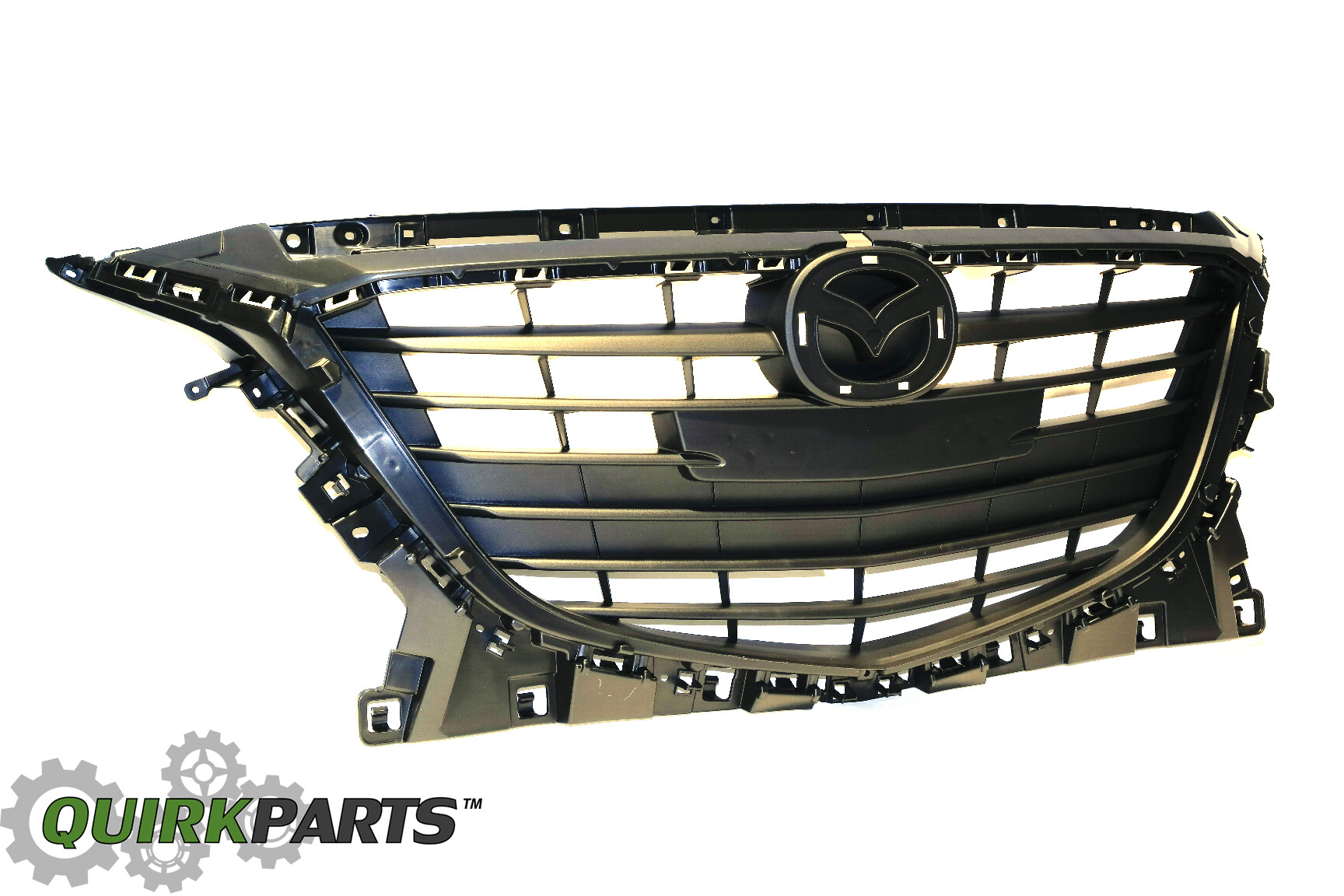 2014 2015 Mazda 3 Front Grille Mesh Black Plastic Assembly BJS7 50 712 Sns-Brigh10