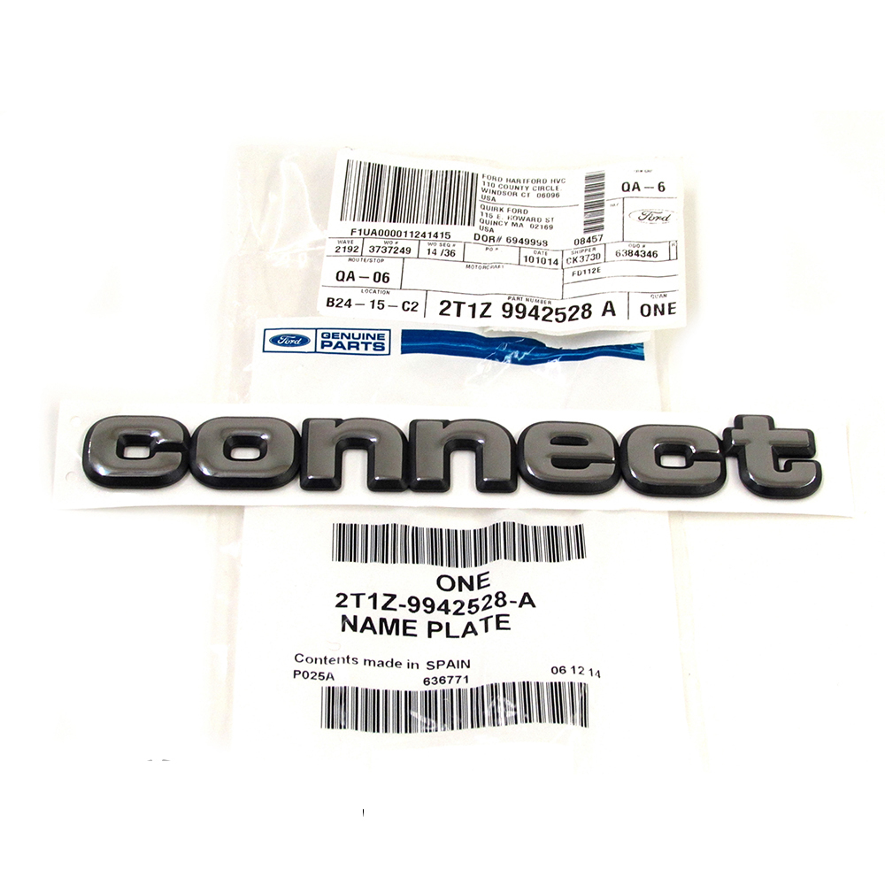 NEW OEM 2010-2013 Ford Transit Connect Rear Door Emblem NamePlate