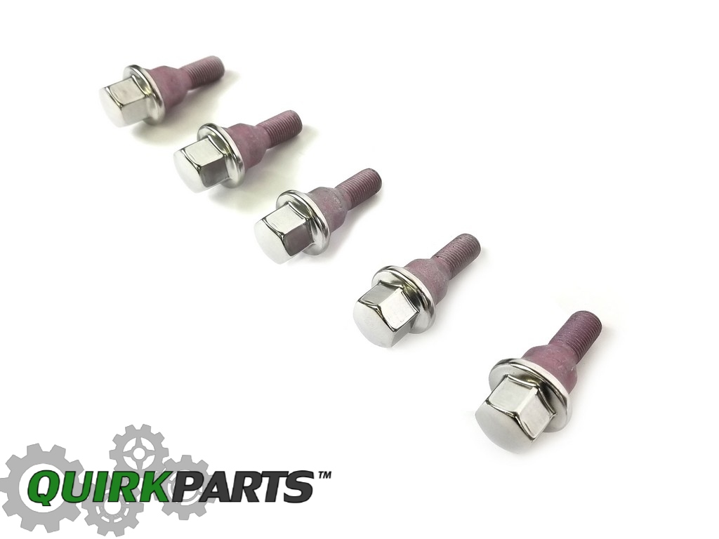 1215 DODGE DART WHEEL BOLTS LUG NUTS SET OF 5 OEM NEW MOPAR PART