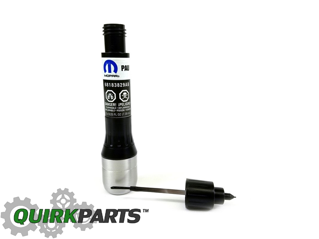 JEEP DODGE CHRYSLER PAU GRANITE CRYSTAL METALLIC TOUCH UP PAINT & BRUSH