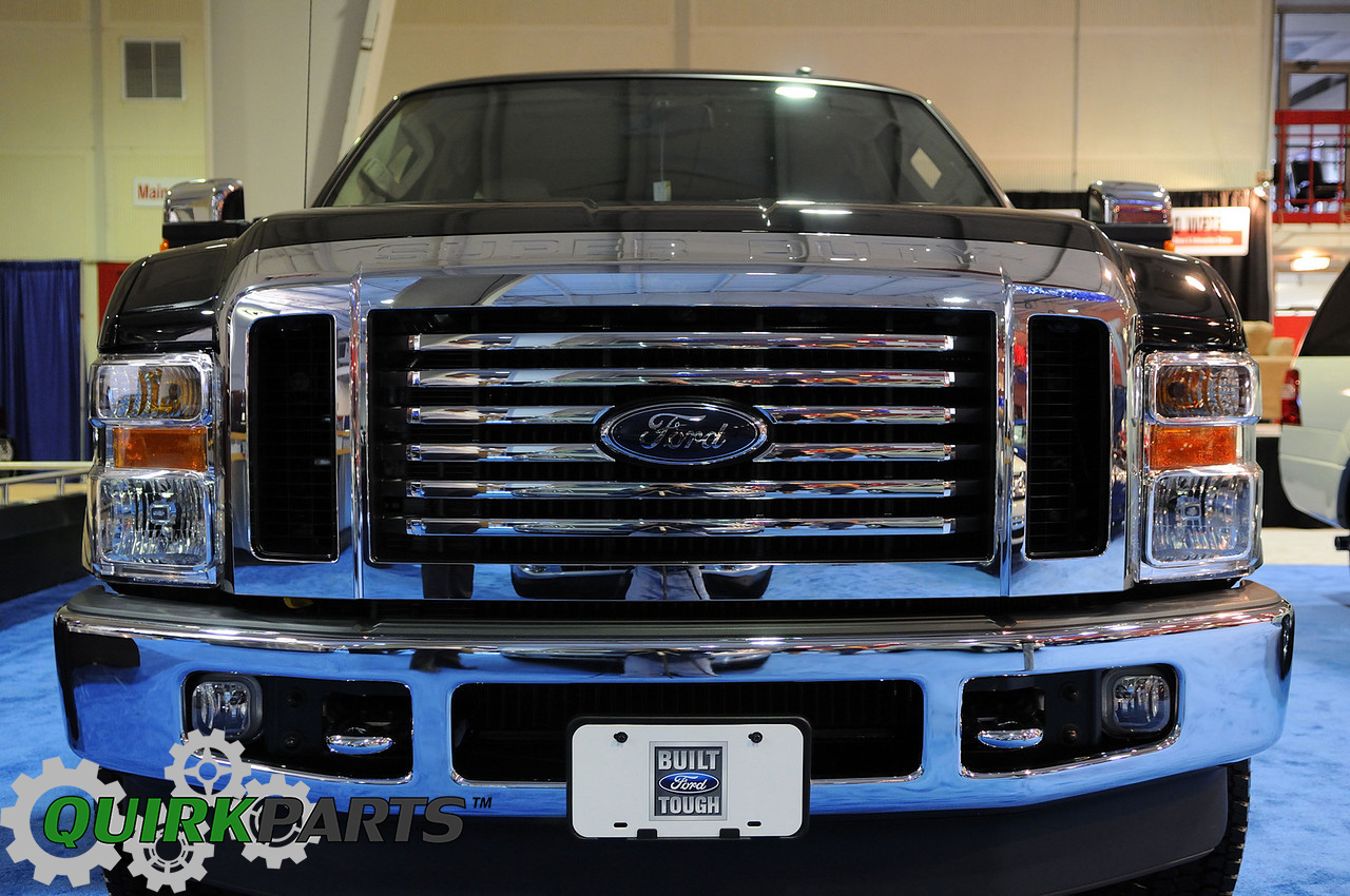 Ford F F Super Duty Grille Black Chrome Package Billet