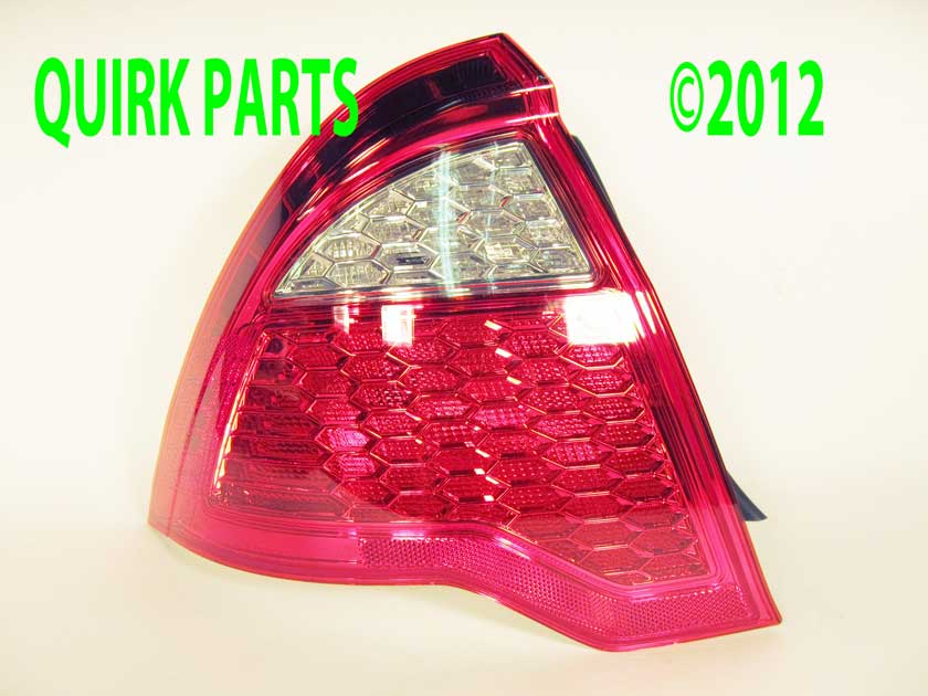 2010-2012 Ford Fusion Left Driver Side Rear Tail Light Assembly OEM NEW 2010 Ford Fusion Rear Tail Light Assembly