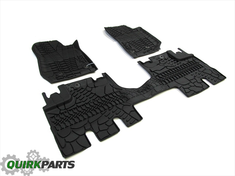 Jeep logo all weather floor mats #4