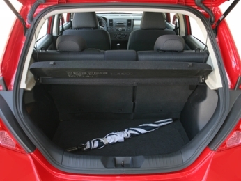 Nissan versa rear cargo organizer #5