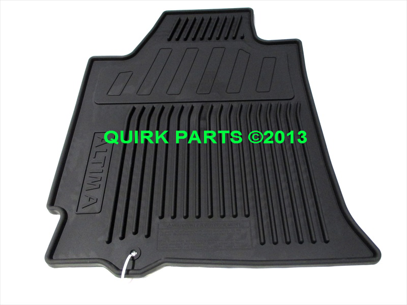 OEM 20072008 Nissan Altima All Weather Black Rubber Front & Rear Floor