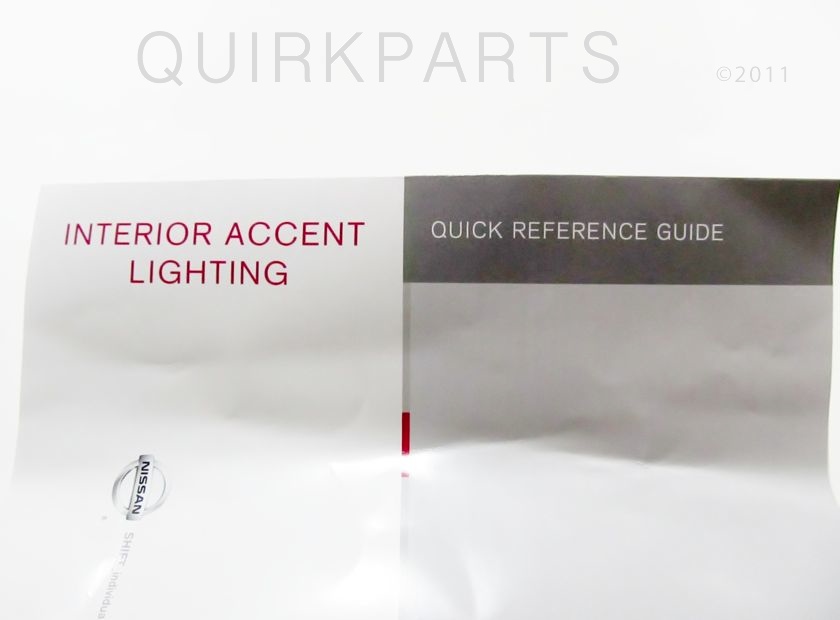 Juke interior accessory lighting