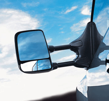 Trailer mirrors for a nissan pathfinder