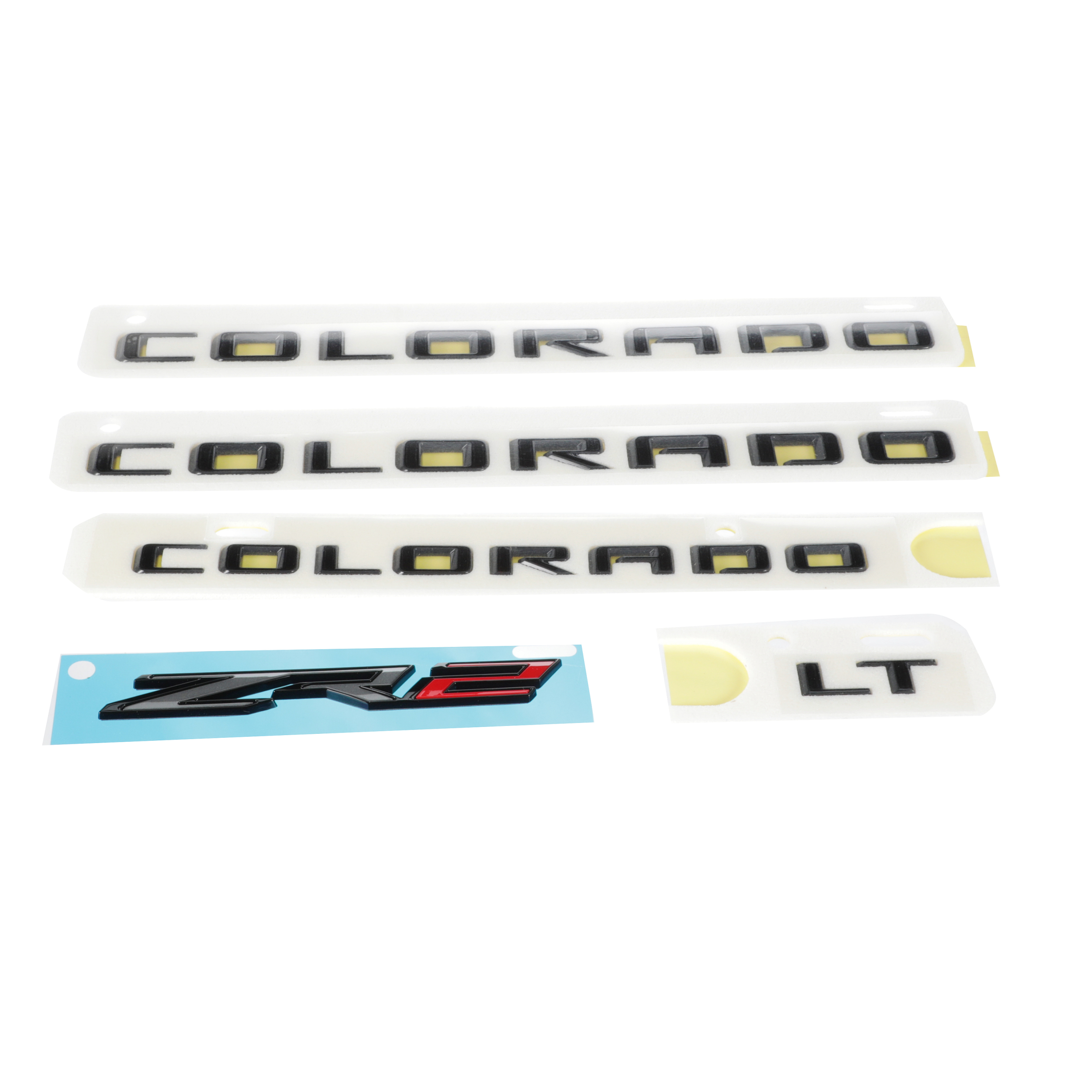 OEM NEW GENUINE 2024 Chevrolet Colorado Logo Emblems Set Package Black 85660257 - Bild 2 von 4
