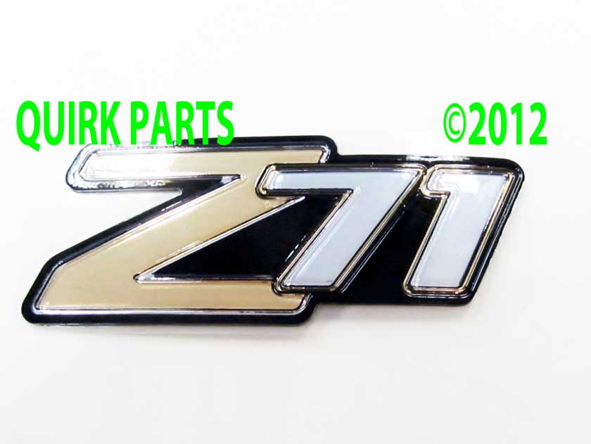 2000 2006 Chevy Suburban Tahoe Z71 Side or Endgate Emblem Genuine 
