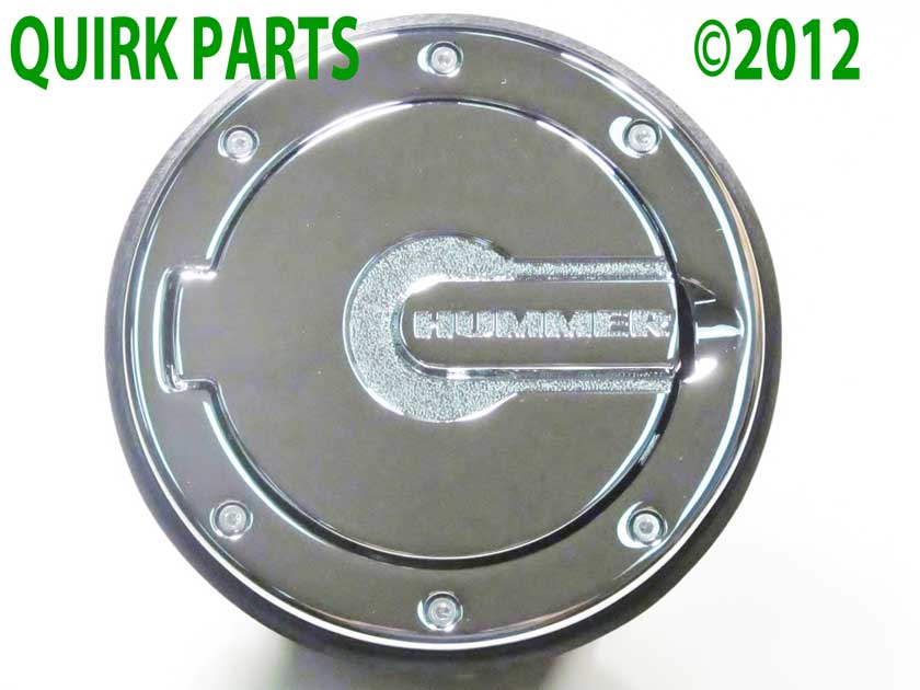 2003-2008 Hummer H2 Chrome Fuel Door Bezel with Logo Genuine GM OEM NEW ...