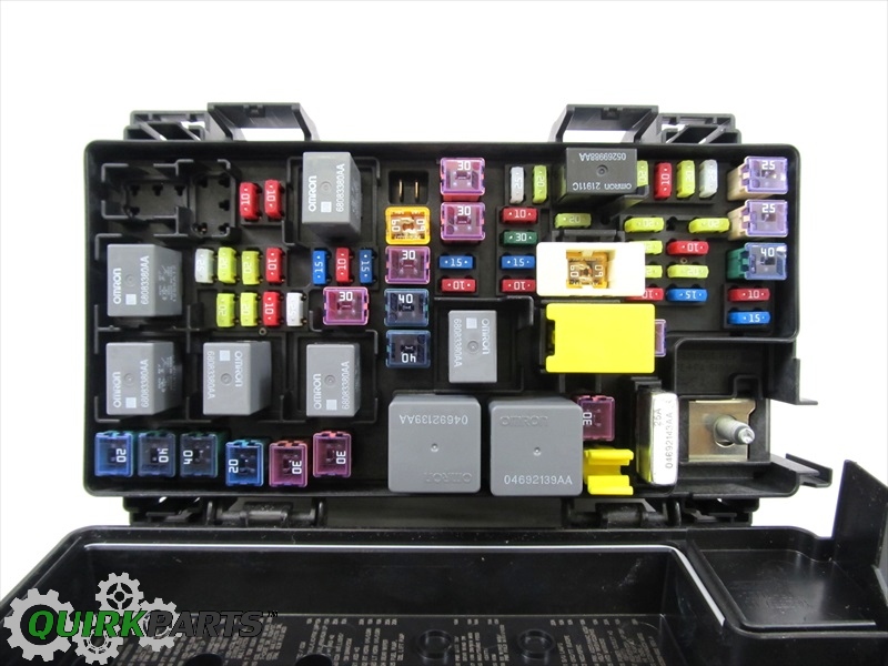 2008 JEEP LIBERTY DODGE NITRO POWER DISTRUBUTION CENTER / FUSE BOX OEM ...