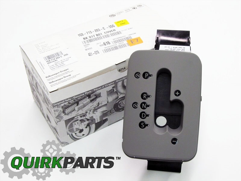 02-10 VW Volkswagen Beetle Grey Gear Shift Cover GENUINE OEM