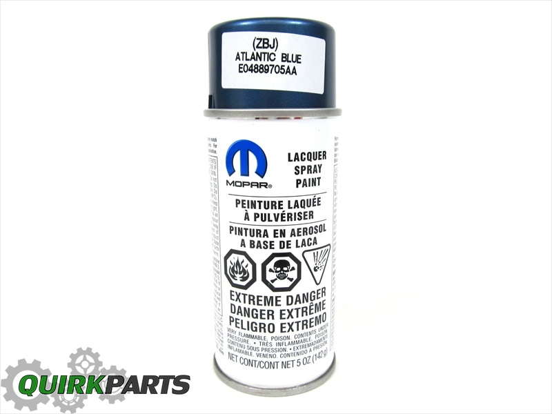 Jeep Dodge Chrysler Ram Pbj Atlantic Blue Aerosol Touch Up Spray Genuine Mopar Part Pbj Atlantic Blue