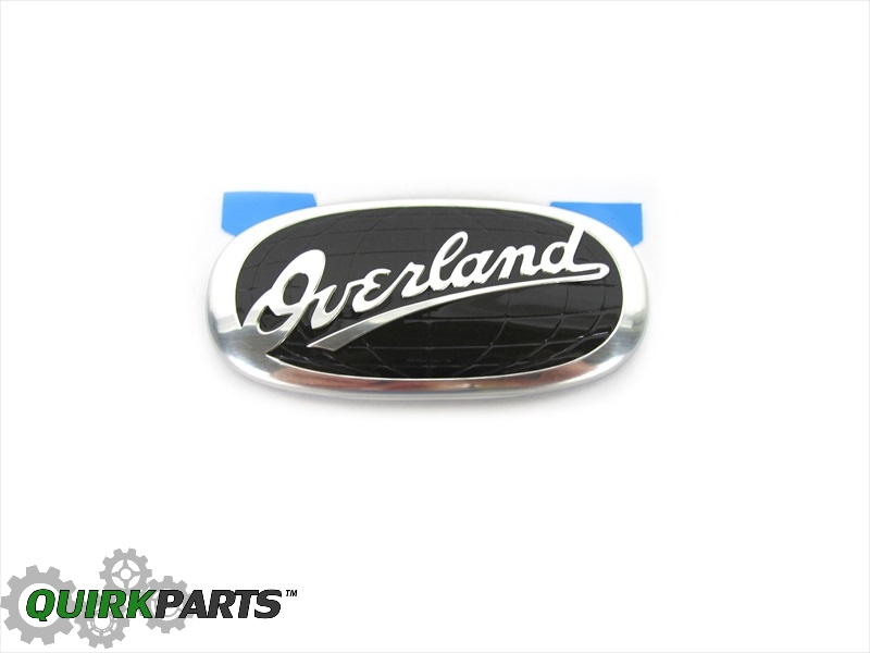 02-04 Jeep Grand Cherokee Chrome Black OVERLAND Emblem OEM NEW MOPAR | eBay