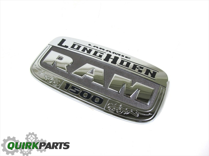 11-17 Dodge Ram 1500 Laramie Long Horn FRONT DOOR CHROME EMBLEM BADGE ...