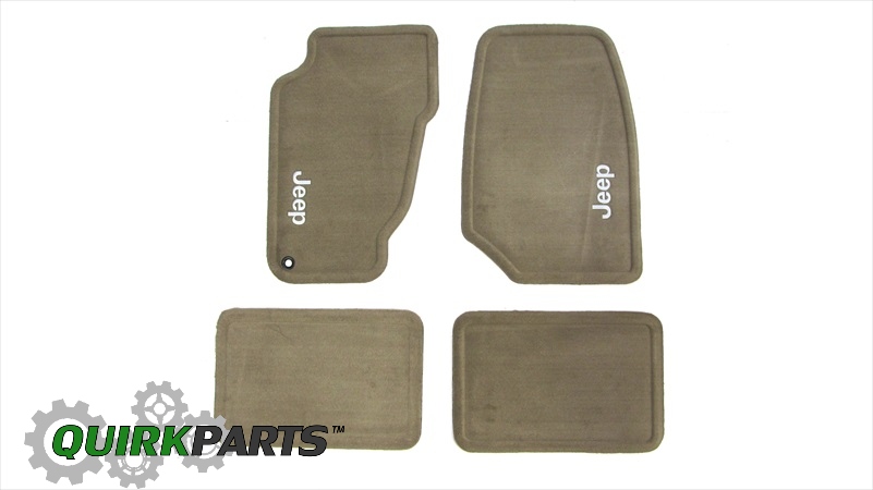 1999-2004 Jeep Grand Cherokee Carpet Floor Mats Set Sandstone MOPAR ...