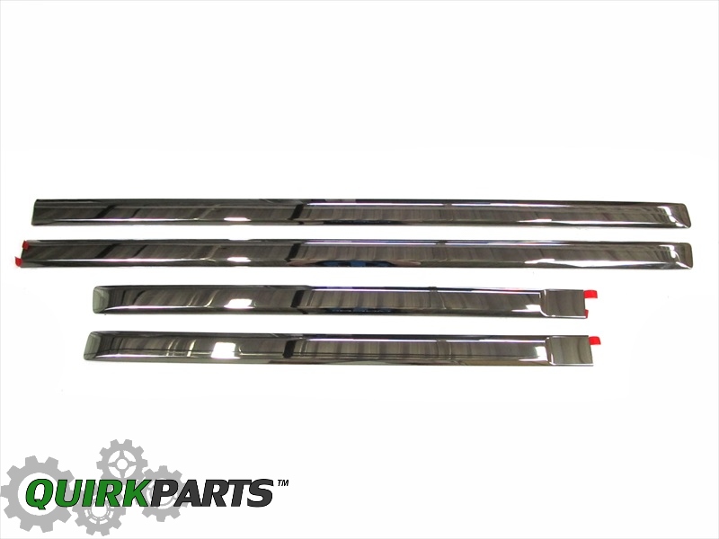 NEW OEM DODGE RAM 1500 2500 3500 REGULAR CAB CHROME DOOR MOLDINGS GENUINE MOPAR