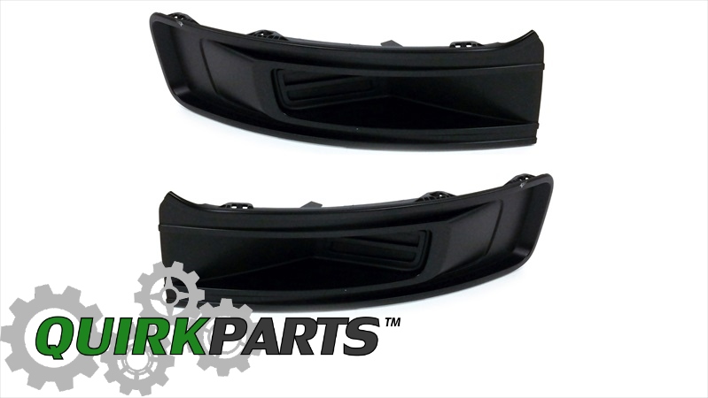 2013-2015 Ford Flex Front Bumper Fog Light Lamp Hole Covers Right /& Left Set OEM