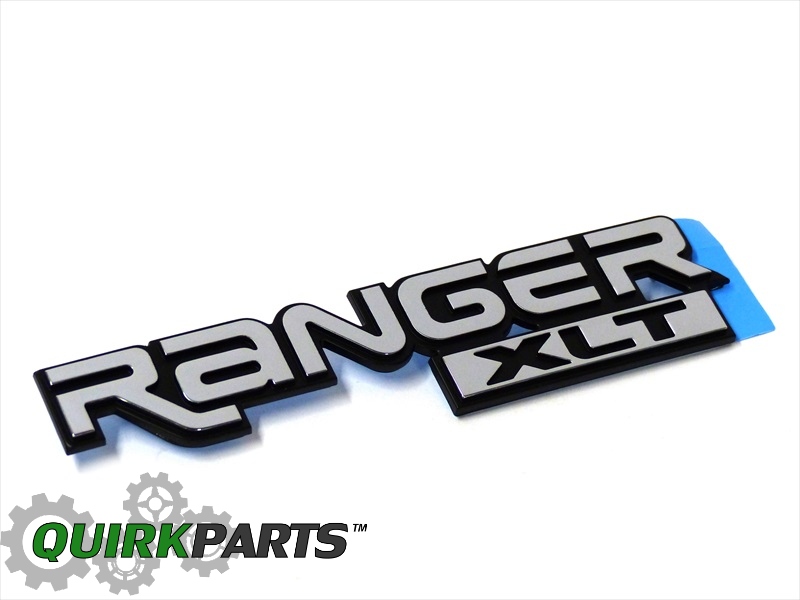 1996-2005 Ford Ranger XLT Chrome Fender Emblem Decal Right / Left OEM ...