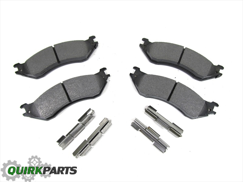 0108 DODGE RAM TRUCKS W/DISC BRAKES REAR DISK BRAKE PADS SET OF 4 OEM