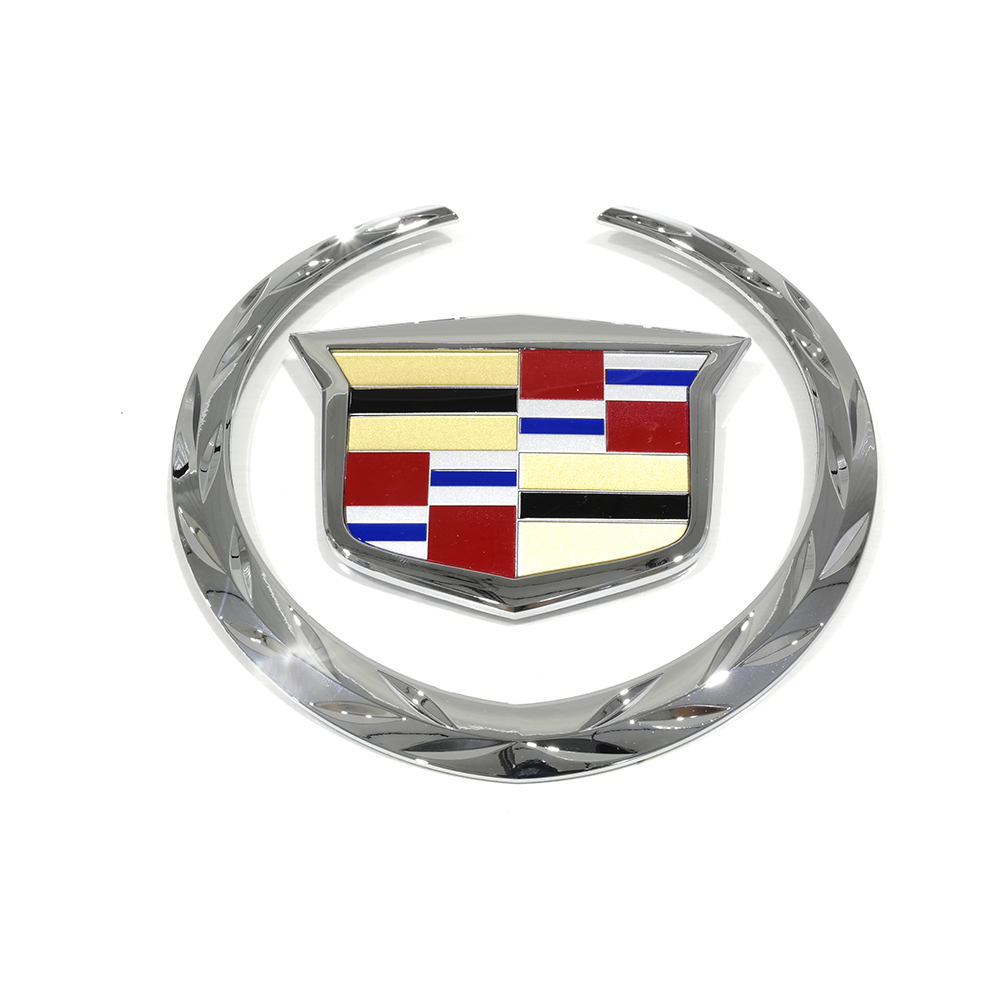 OEM NEW Crest & Wreath Emblem Rear Tailgate Chrome 07-13 Escalade EXT ...