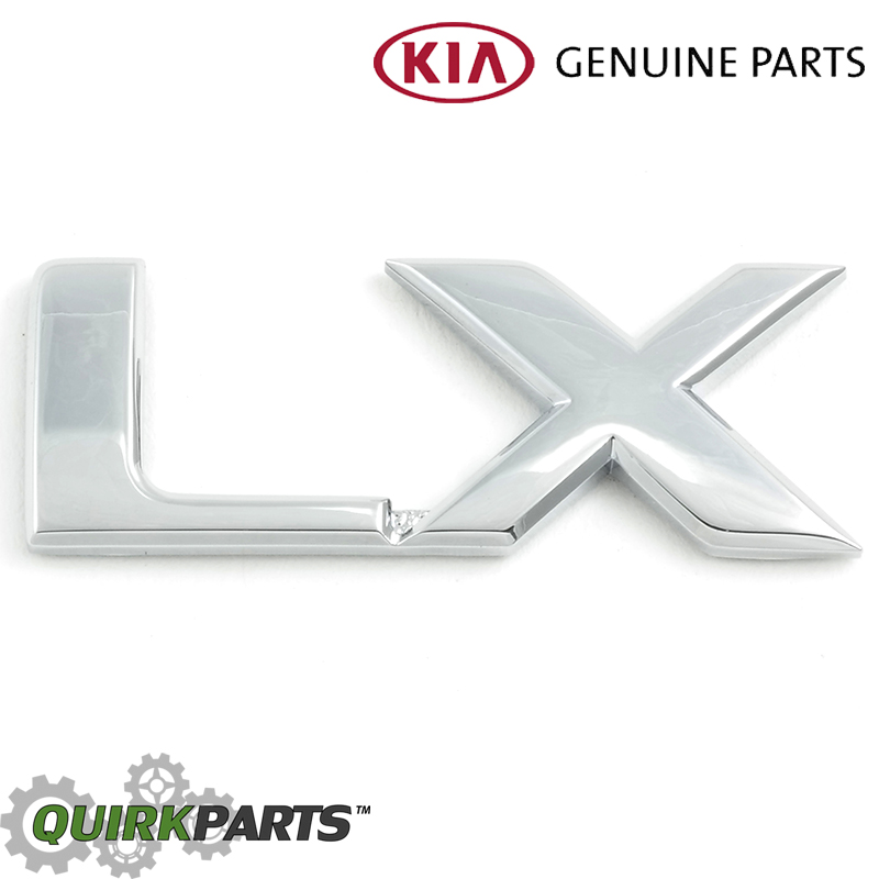 OEM NEW Liftgate LX Emblem Badge Nameplate Chrome 03-09 Kia Sorento ...