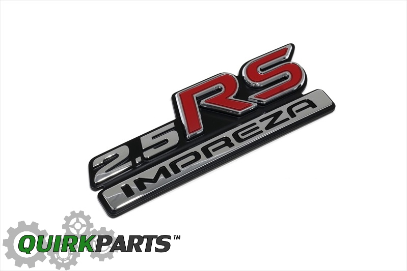 1998-2001 Subaru Impreza 2.5 RS Emblem OEM NEW Genuine | eBay