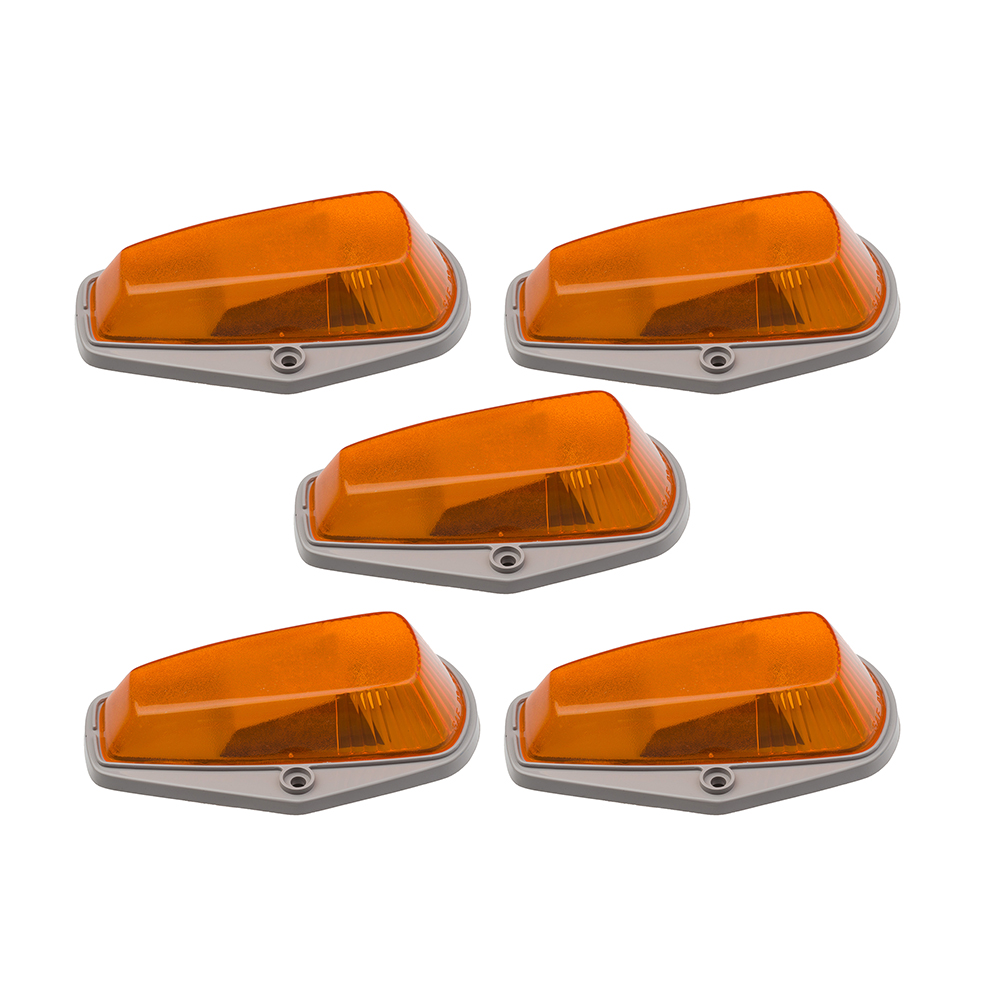 thumbnail image 2 of AUXITO 5x Amber LED Cab Roof Marker Lights – For Ford F150 F250 F350 (1973-1997) 2 of 4