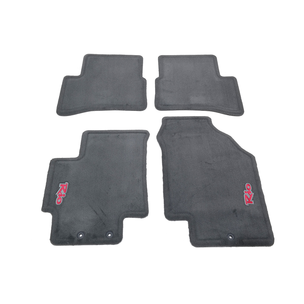 OEM NEW Carpet Floor Mats 4-Piece Gray 2006-2012 Kia Rio P8140-1G521CQ ...