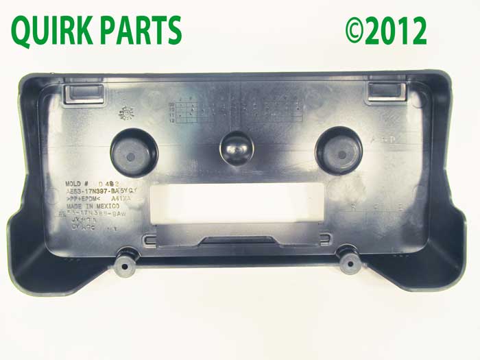 2007 Ford fusion front license plate bracket