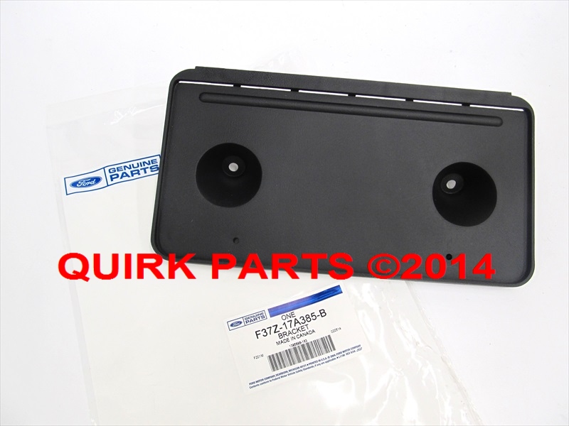 Ford escape front licence plate holder