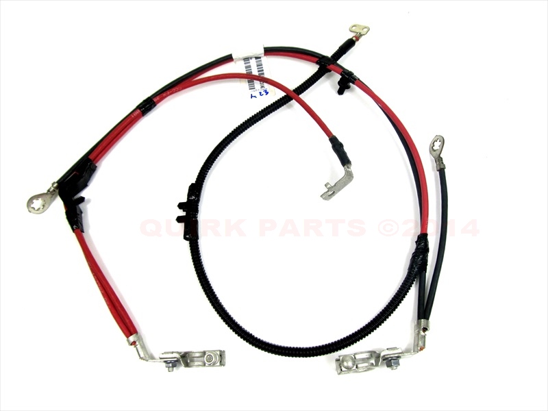 01 05 Chrysler PT Cruiser Positive Negative Battery Cable Harness Mopar ...