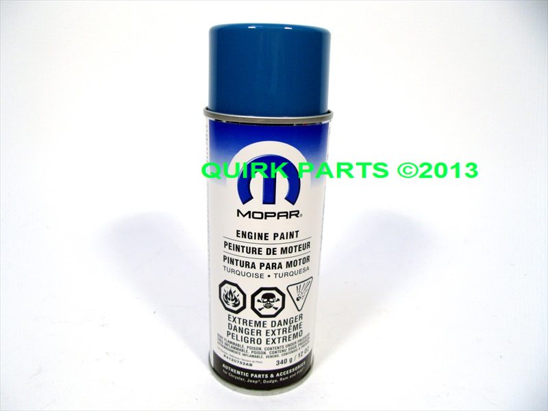 Mopar Performance Engine Paint Turquoise New Genuine P4120752AB
