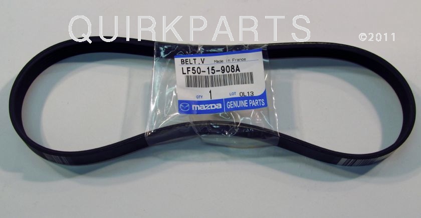 mazda5 air compressor belt oem new genuine mazda part number lf50 15