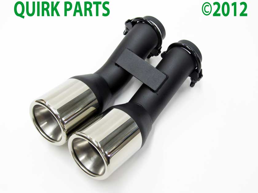 1998-2010 VW Volkswagen New Beetle Dual Exhaust Tips set of 2 GENUINE ...